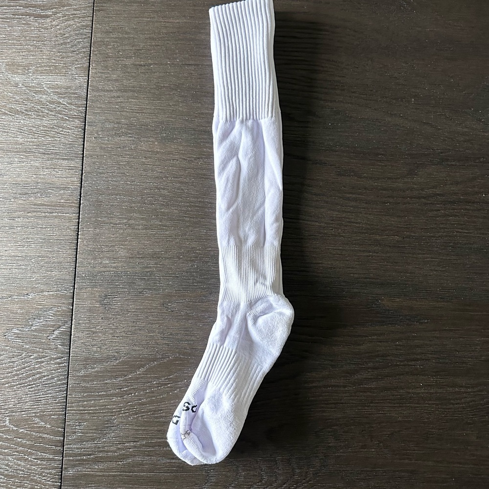 DSG White Athletic Knee-High Socks